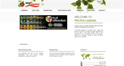 Desktop Screenshot of frutaslozano.com