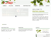 Tablet Screenshot of frutaslozano.com